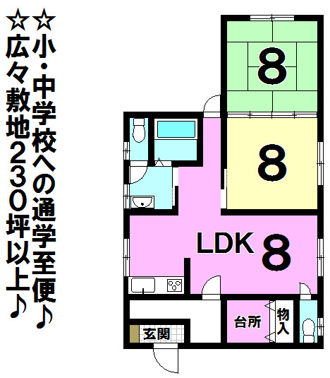 診療所の間取り