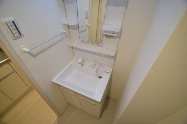 リブリ・北方町の洗面所|忙しい朝には欠かせない洗面所です