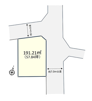 【区画図】 | 上尾市藤波3丁目　新築 平屋住宅