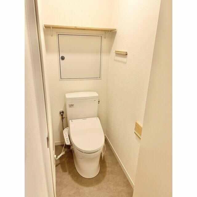 川崎市多摩区長沢１丁目の賃貸マンションのトイレ|ウォシュレット対応