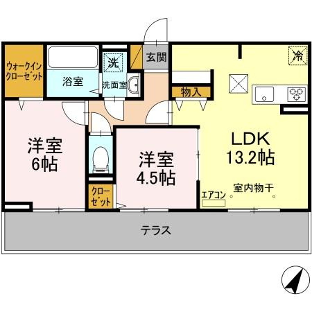 フォレストおおたか Ⅰの区画図