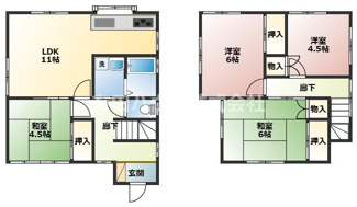 【間取り】 | KA様宮原町滝川原戸建