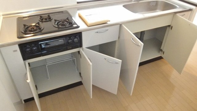 ヴァレンティアのキッチン|キッチン下部収納