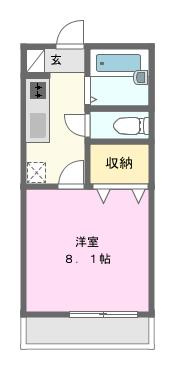 フォーレスト鹿島の間取り