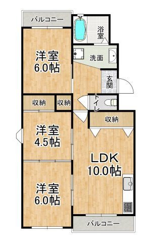 メゾン大津和の間取り