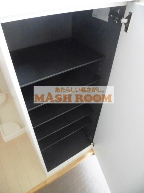 ラビアン中野A棟の玄関