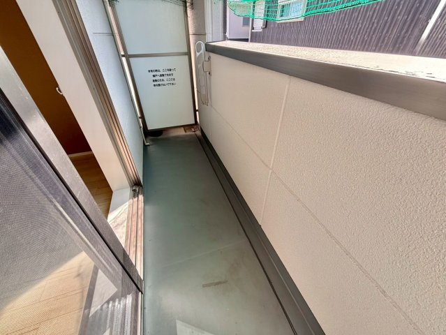 ロココハイムSのバルコニー