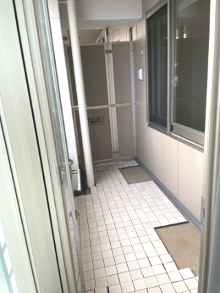 ブランズタワー南堀江のバルコニー