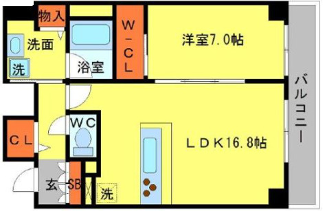 【間取り】 | BRAVI南堀江