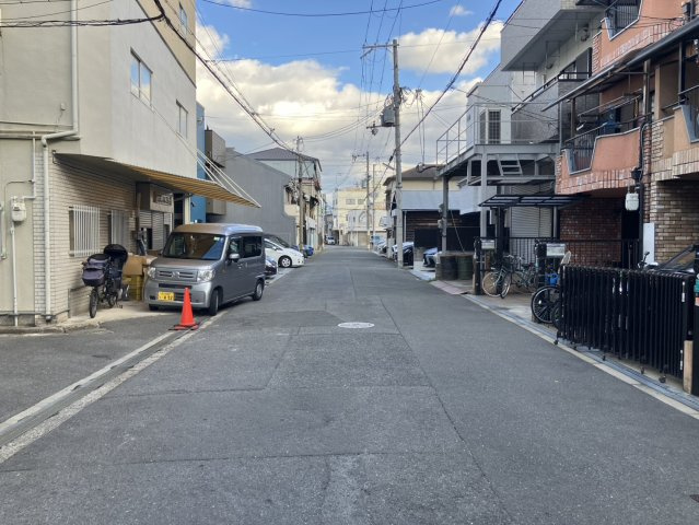 東成区神路三丁目新築戸建の前面道路含む現地写真