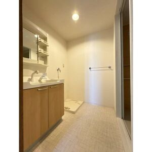 大脇マンションの洗面所