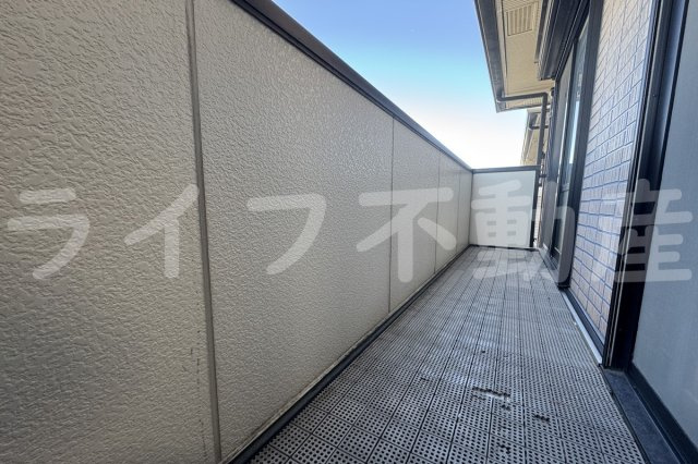 メゾンニュー池島 Cのバルコニー|広々としたバルコニーです