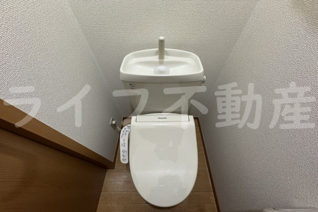 メゾンニュー池島 Cのトイレ|落ち着いたトイレです