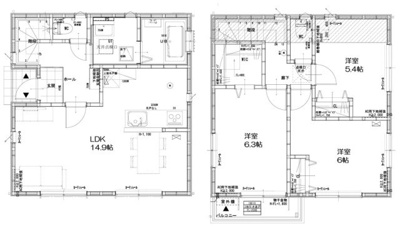 【居間・リビング】 | グランソフィア南柏