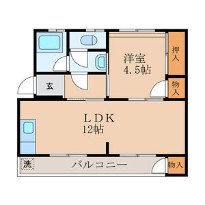 津川アパートの間取り