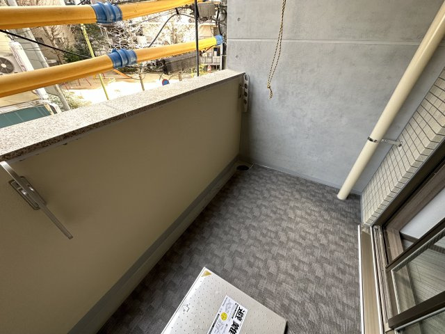 レオンコンフォート神戸駅前のバルコニー