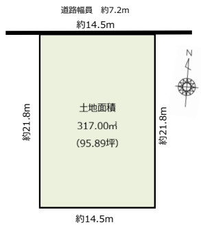千種区日和町二丁目土地の土地図