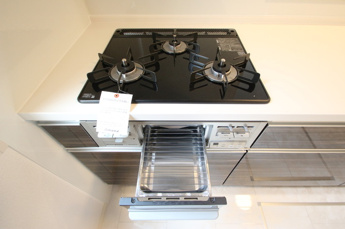  | 3口ガスコンロ/グリル付