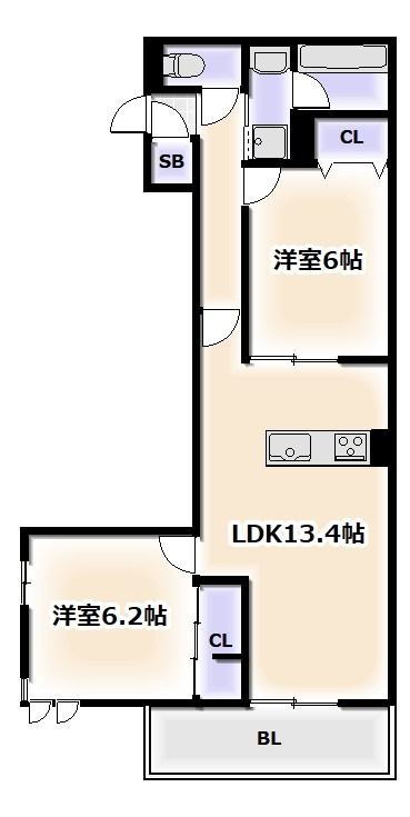 ミュゼリオの間取り