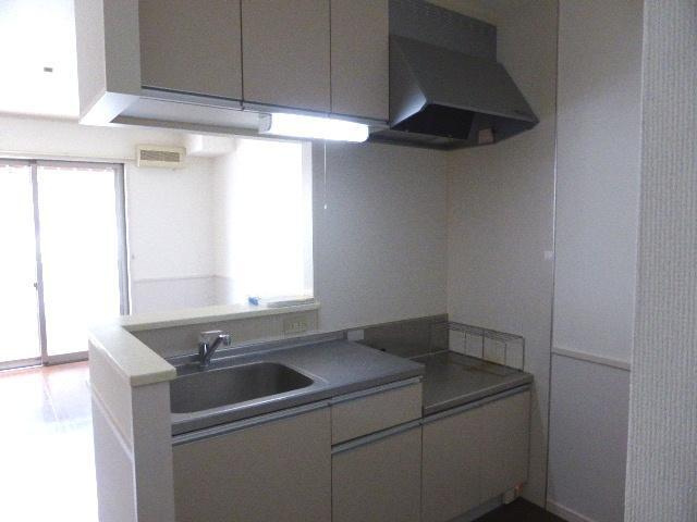 ルーチェ善道寺　B棟のキッチン|使いやすいキッチンです