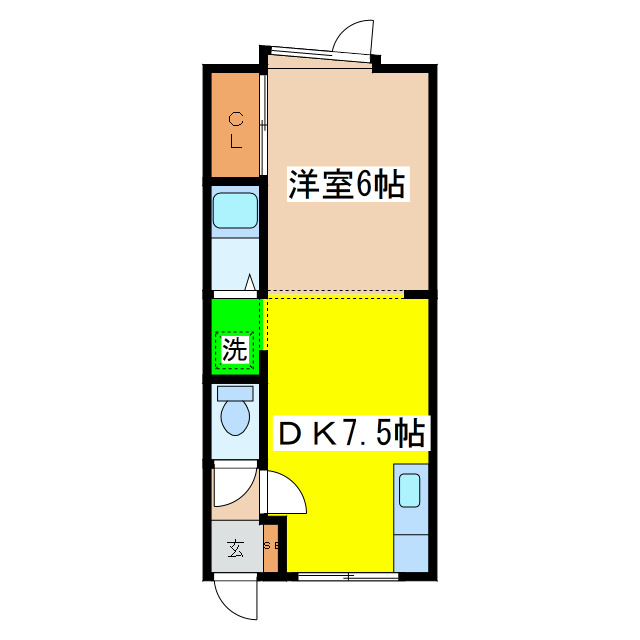 メゾンドクラスの間取り