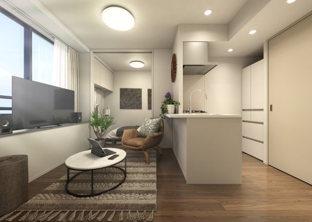 SYFORME NAKANOの内装|完成予想図※家具家電は付帯しません