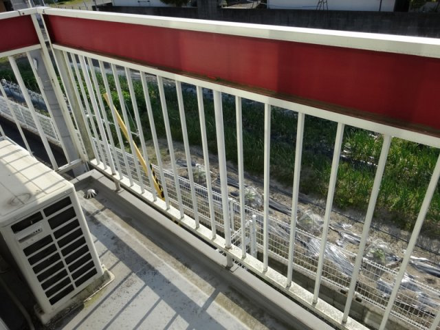 姫路市西今宿８丁目のハイツのバルコニー