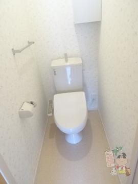 セカンドコート　Ｂのトイレ|シャワー付トイレ