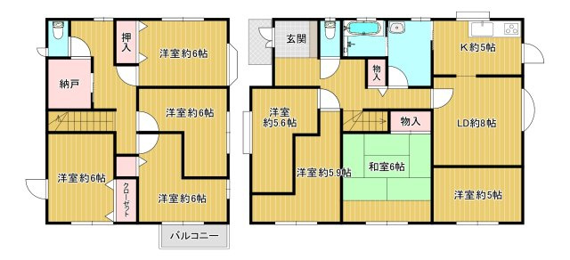 安定稼働と建物美が共存♪OC物件♪埼玉県熊谷市別府2丁目の間取り|理想のグループホーム運営を叶える、機能美あふれる8LDK