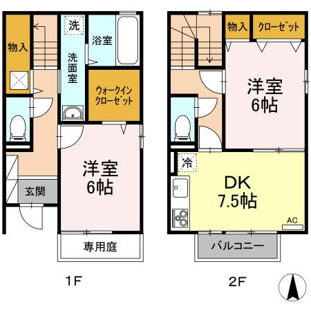 Ａｍｂｅｎｔｅ Ｂｕｅｎｏ C棟の間取り