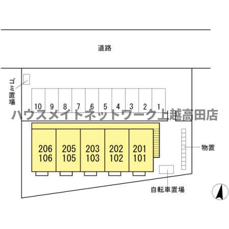 ソルフェージュの区画図|配置図