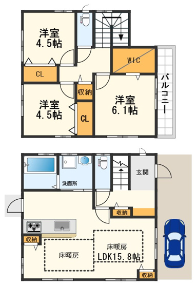 【間取り】 | セキュレアシマモト
