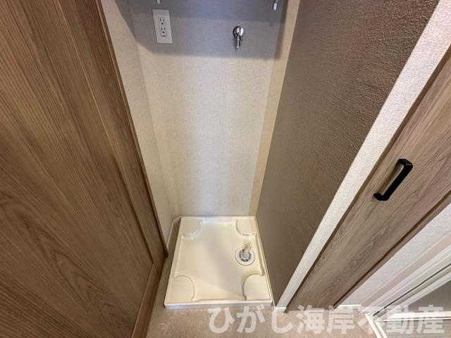 グランシティ湘南海岸Ⅱガレリア・プラージュのランドリースペース|新規リフォーム完了！　洗濯機置場