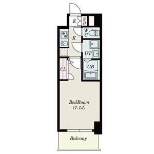 S-RESIDENCE大阪九条Northの間取り