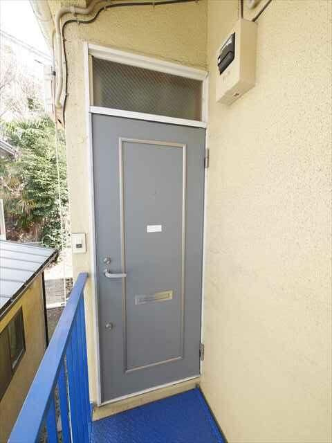 めぐみ荘の玄関