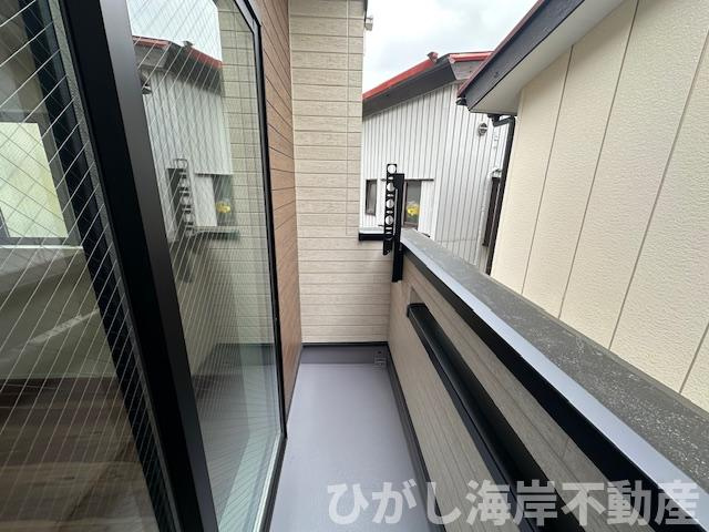 藤沢市片瀬４丁目　新築戸建　の構造・工法・仕様|バルコニー2