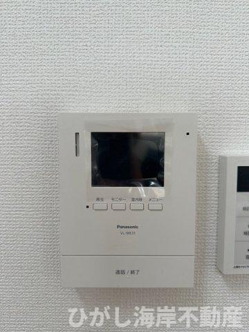 藤沢市片瀬４丁目　新築戸建　のセキュリティ|TVモニター付きインターフォン
