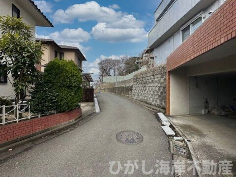 藤沢市片瀬1丁目　売地の前面道路含む現地写真|現地外観