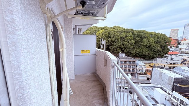 ★仲介手数料無料★東建島津山南ハイツ（新規リノベーション済み）のバルコニー