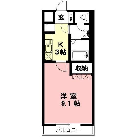 グリーンヒルズの間取り