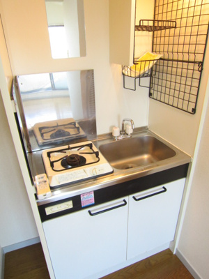 【キッチン】 | サングレイスＫ | ガスキッチン１口