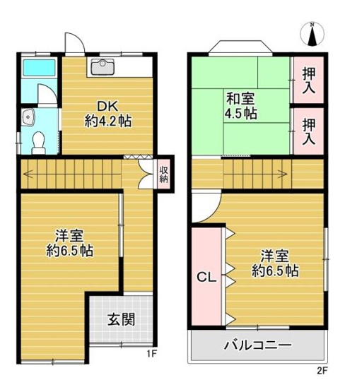 【間取り】 | 守口市金田町2丁目　中古戸建