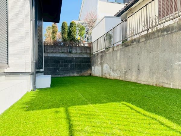 横浜市都筑区東山田４丁目の新築一戸建の庭|お庭スペースです。
