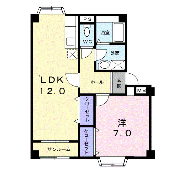 ハイフォーレストの間取り