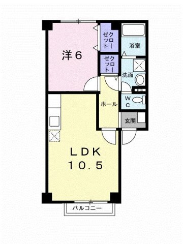 ラフォンテーヌⅠの間取り