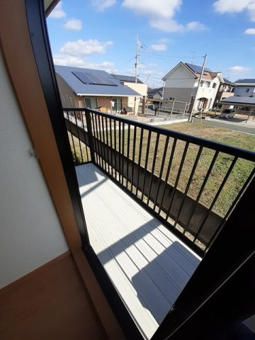スカイハイツのバルコニー
