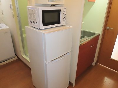 レオパレス神田町のその他|電子レンジ、冷蔵庫完備