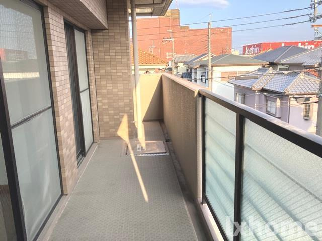 コスモ茨木上穂積のバルコニー