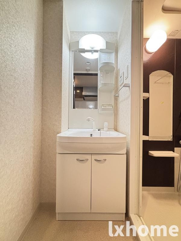 MASU no 茨木の洗面所|広い洗面スペース