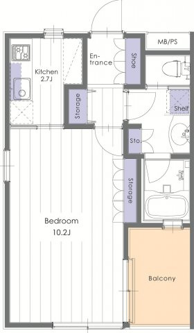 アルメゾンロシニョールの間取り